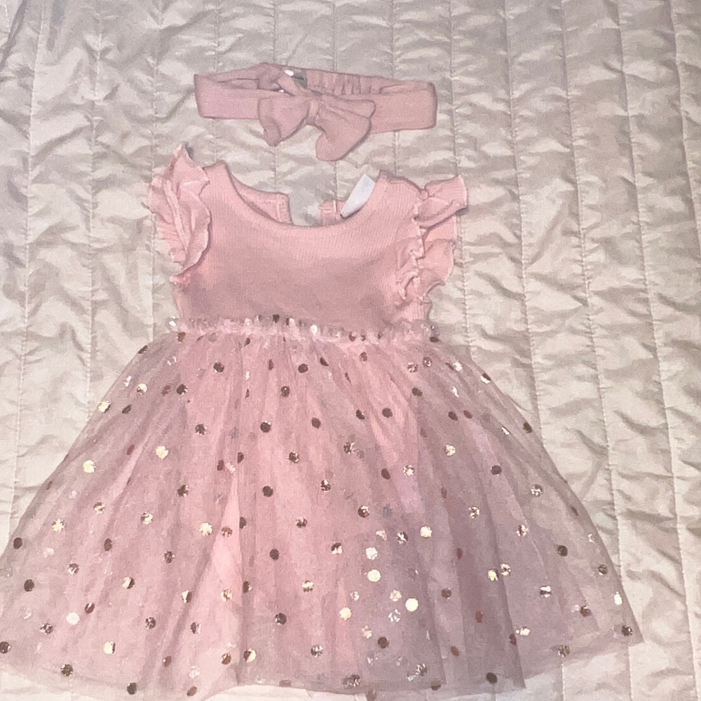 Madison Pink Ruffled Baby Dress